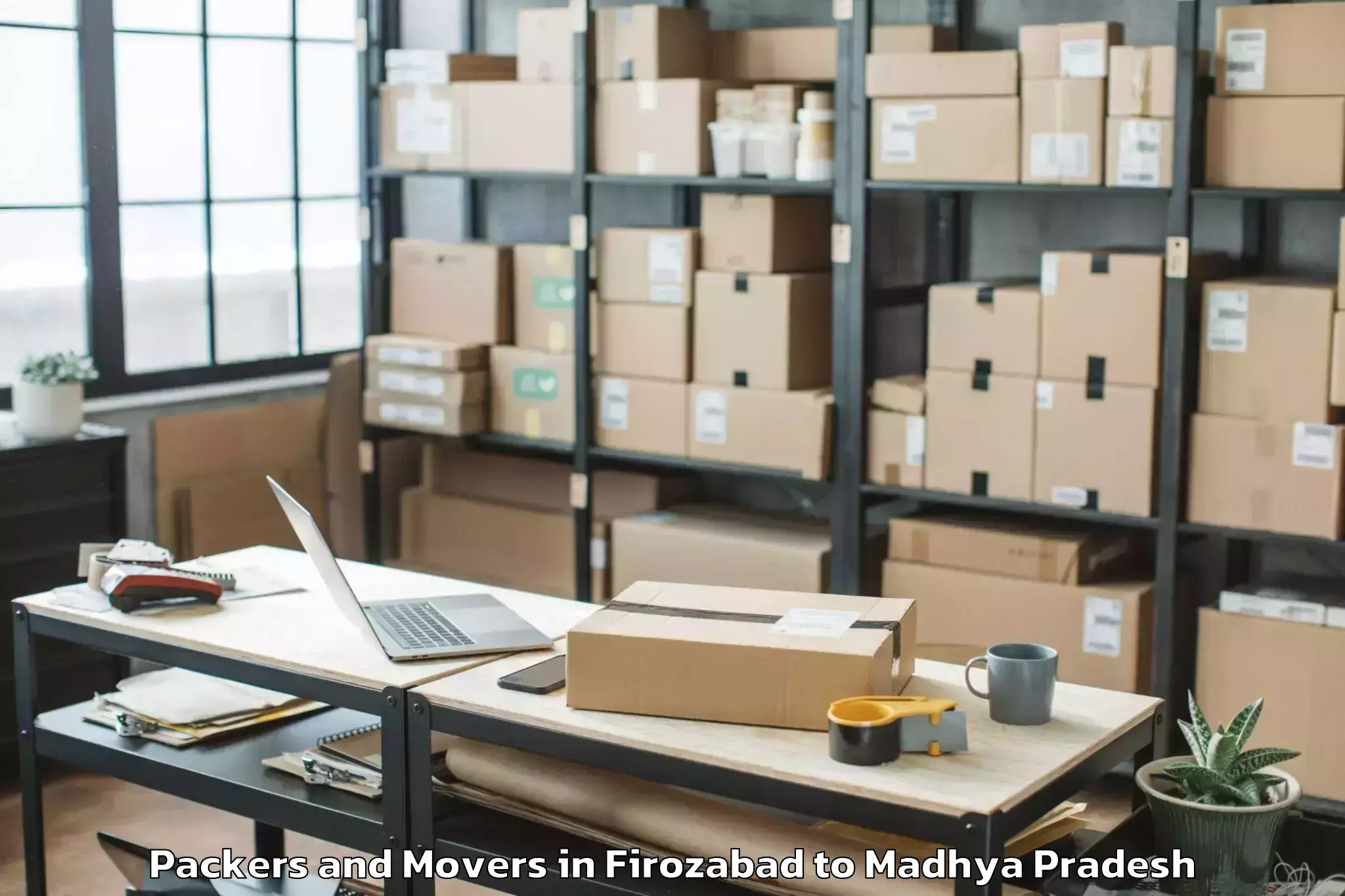 Book Firozabad to Lashkar Packers And Movers